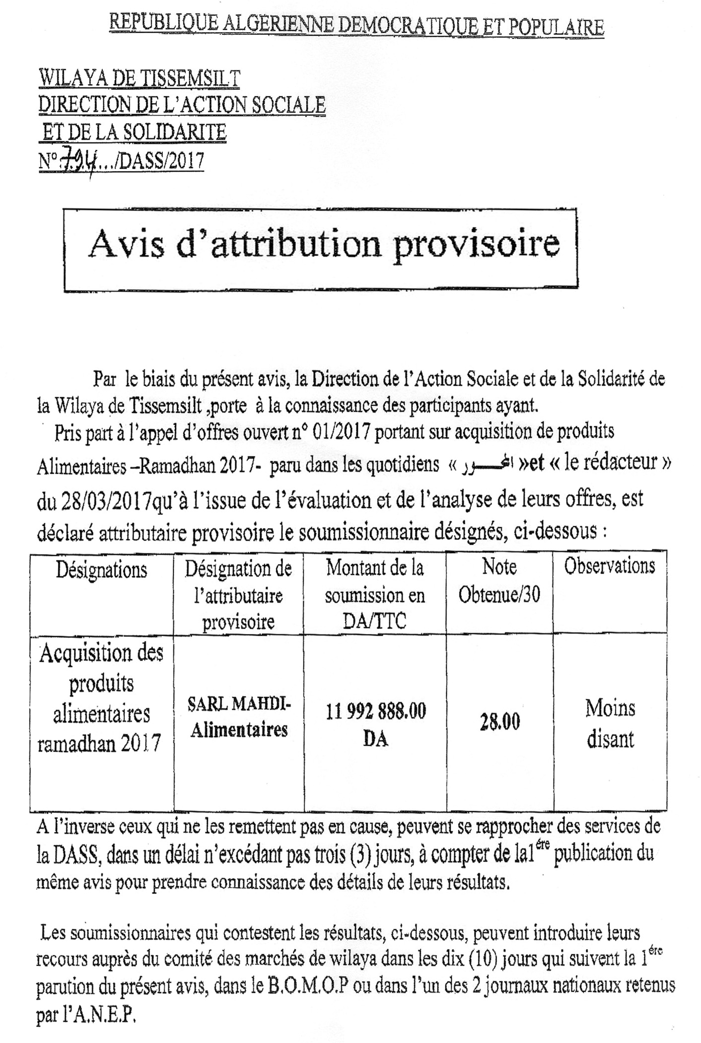 LE REDACTEUR
