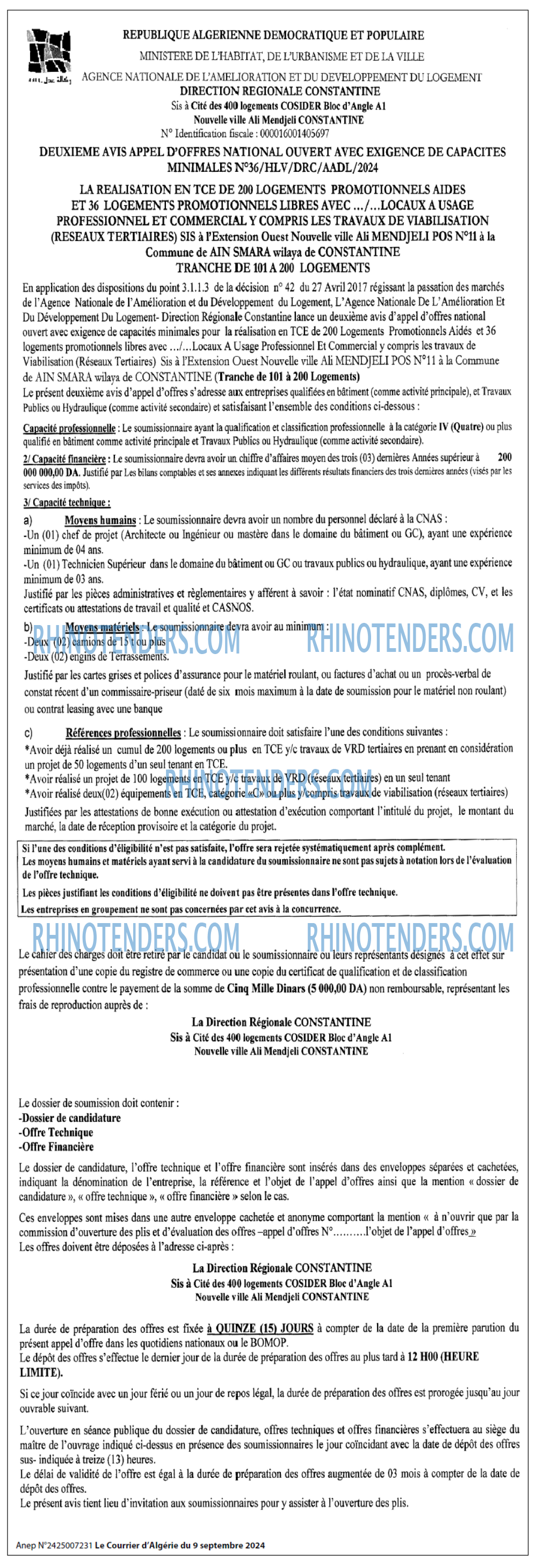 Le Courrier d'Algerie