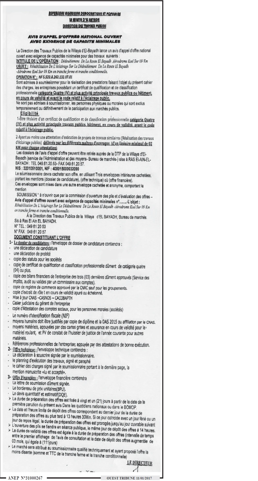ouest TRIBUNE