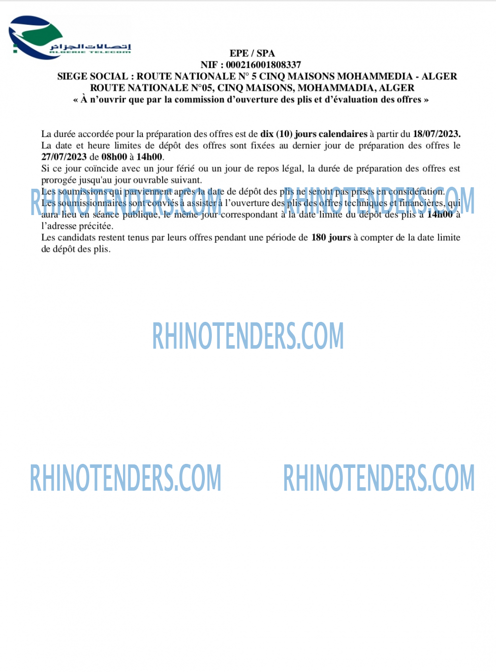 Rhinotenders