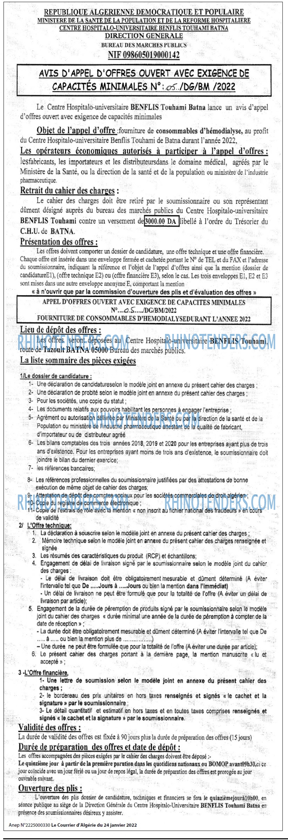 Le Courrier d'Algerie