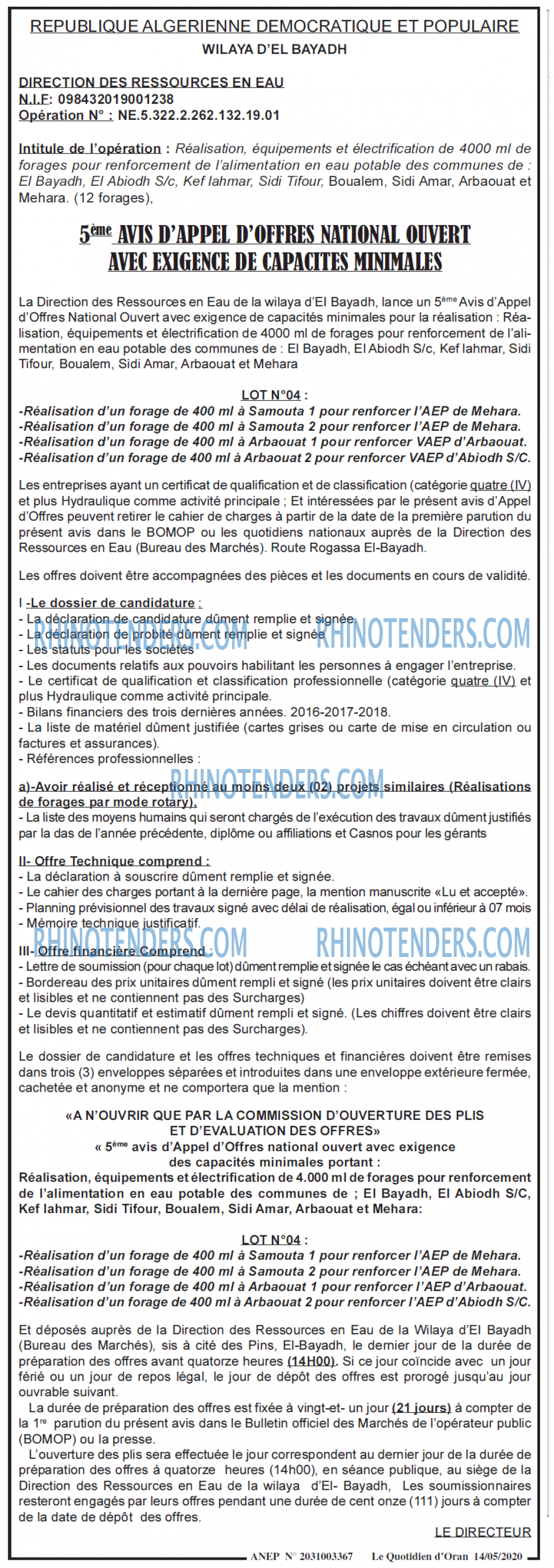 Le Quotidien d'Oran