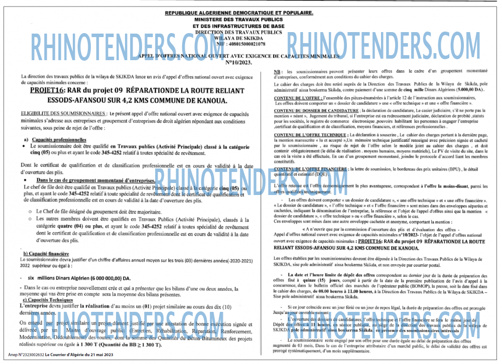 Le Courrier d'Algerie