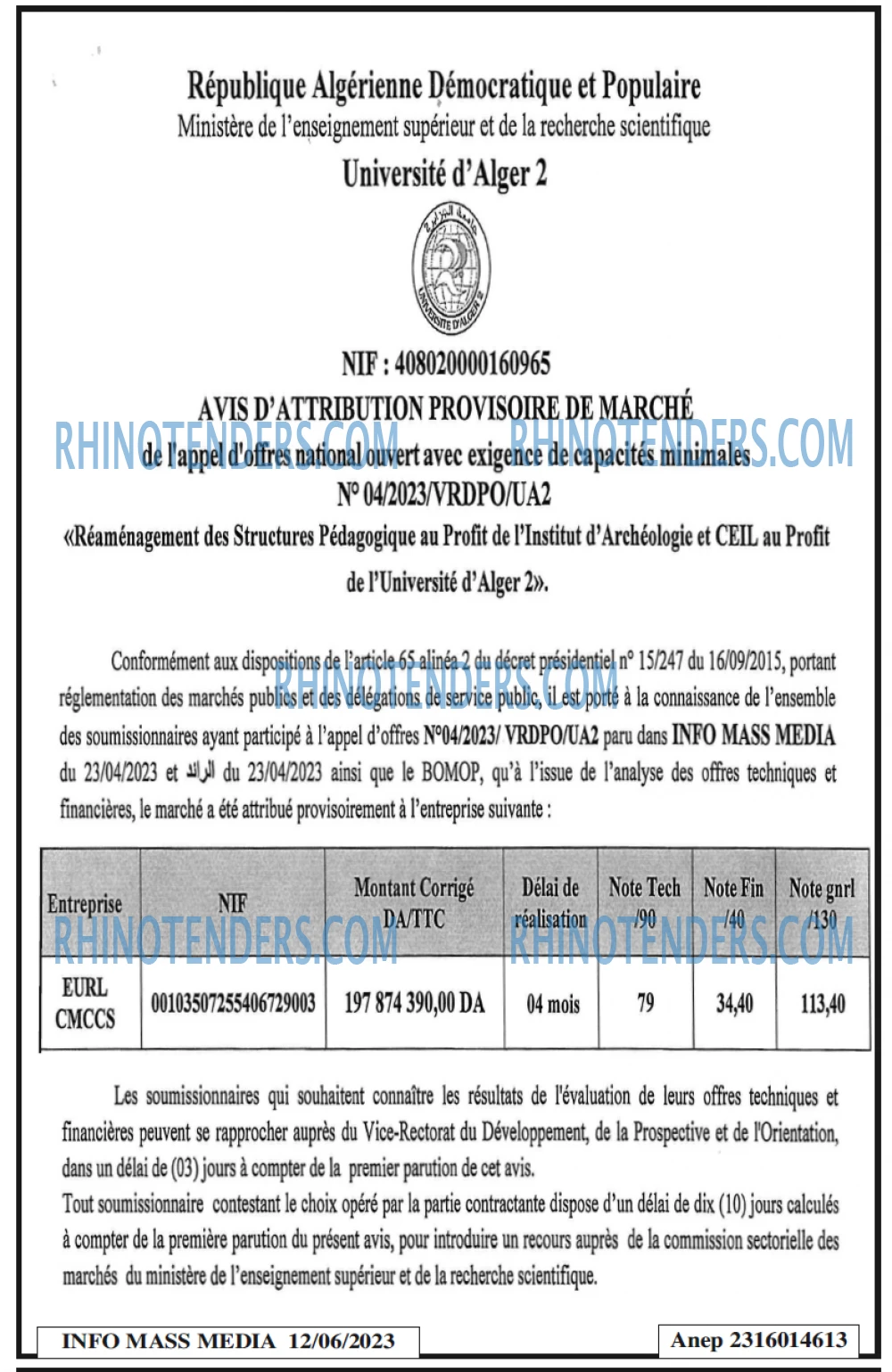 Infos Mass Media