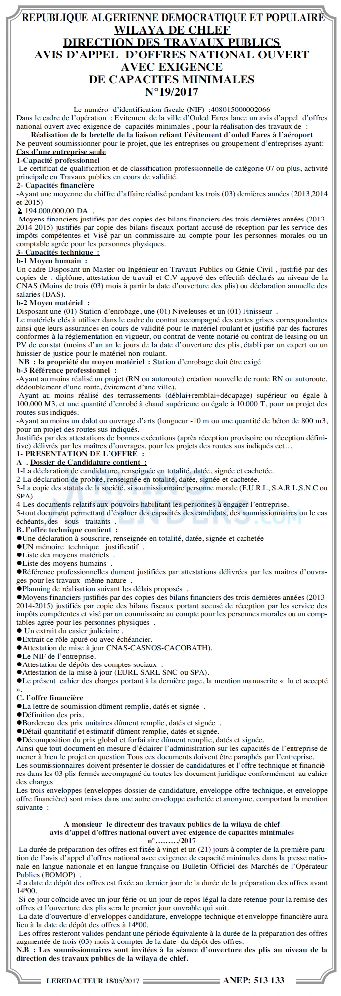 LE REDACTEUR