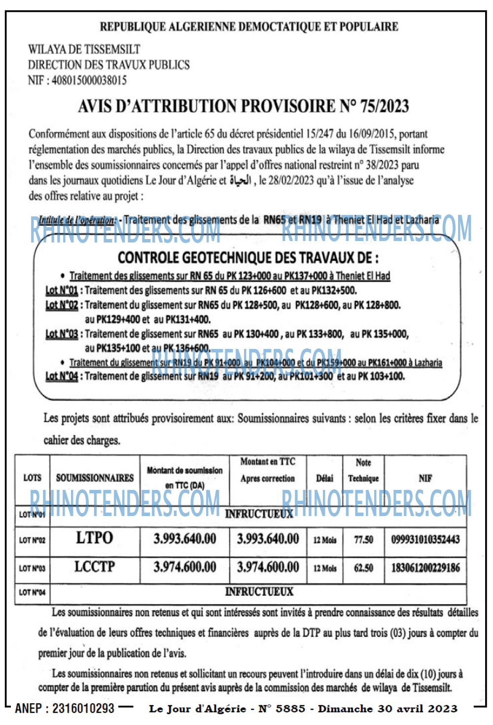 Le Jour d'Algérie