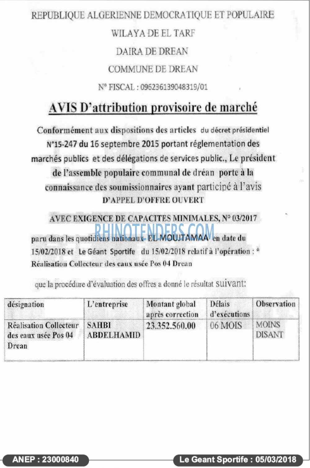 le geant sportif