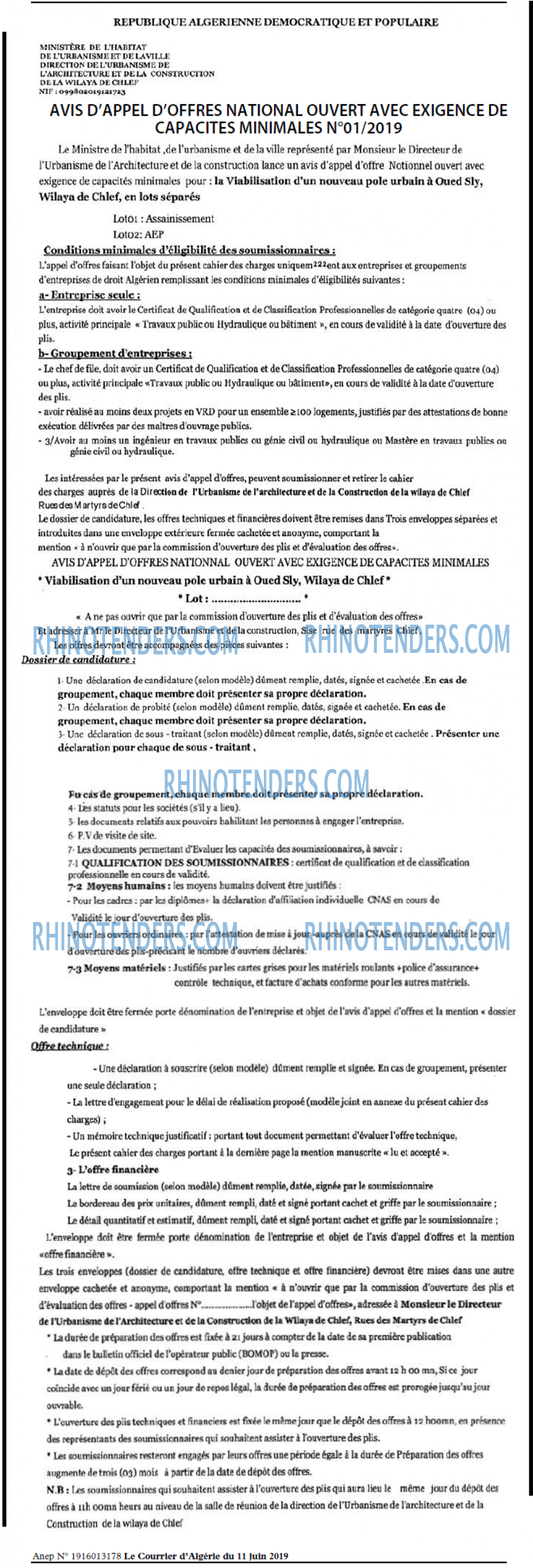 Le Courrier d'Algerie