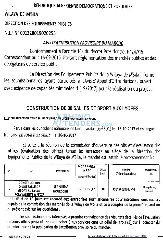 Le Jour d'Algérie