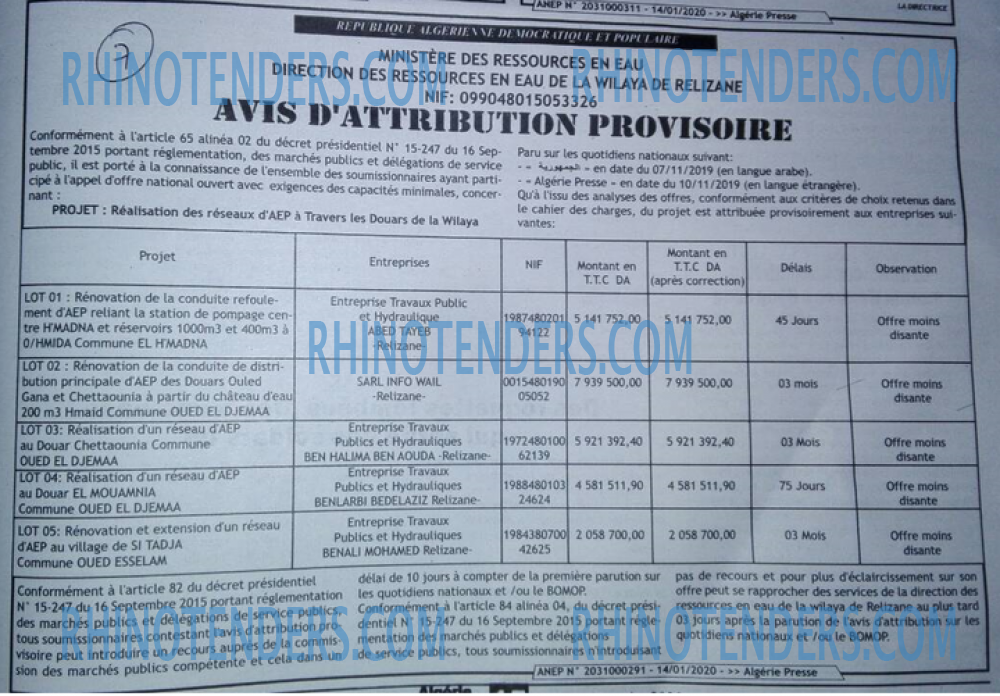 ALGERIE PRESSE