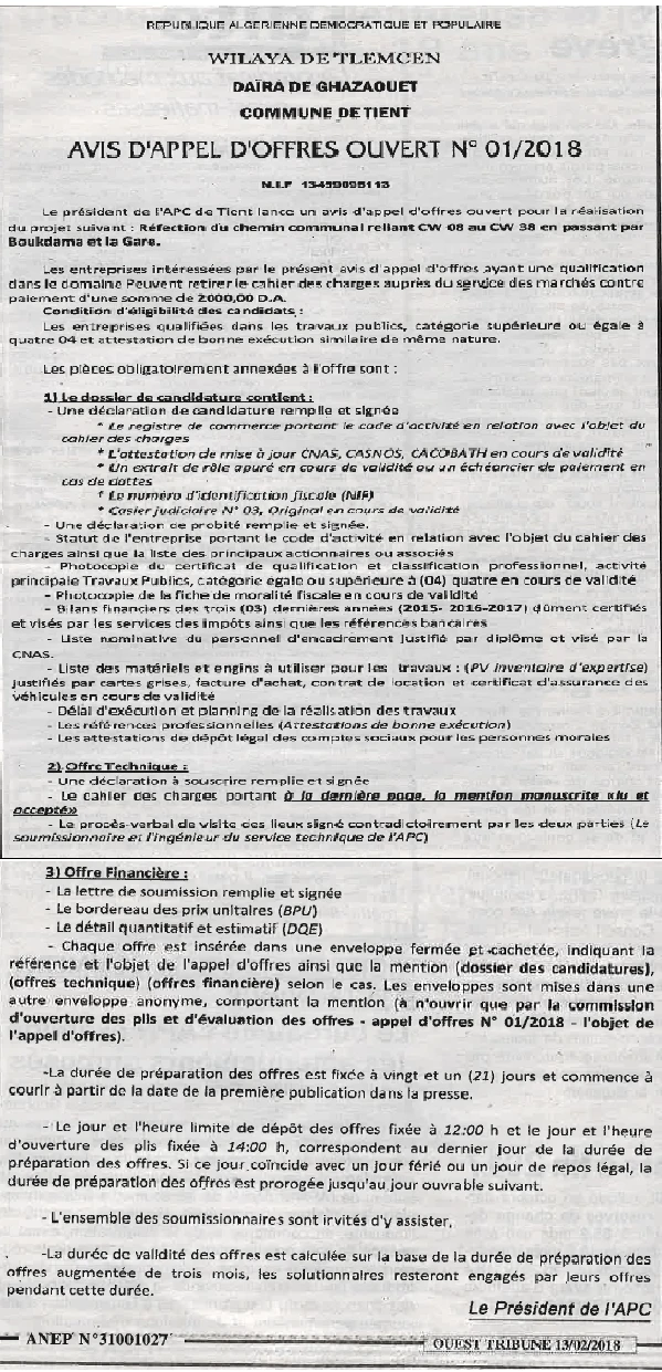 ouest TRIBUNE