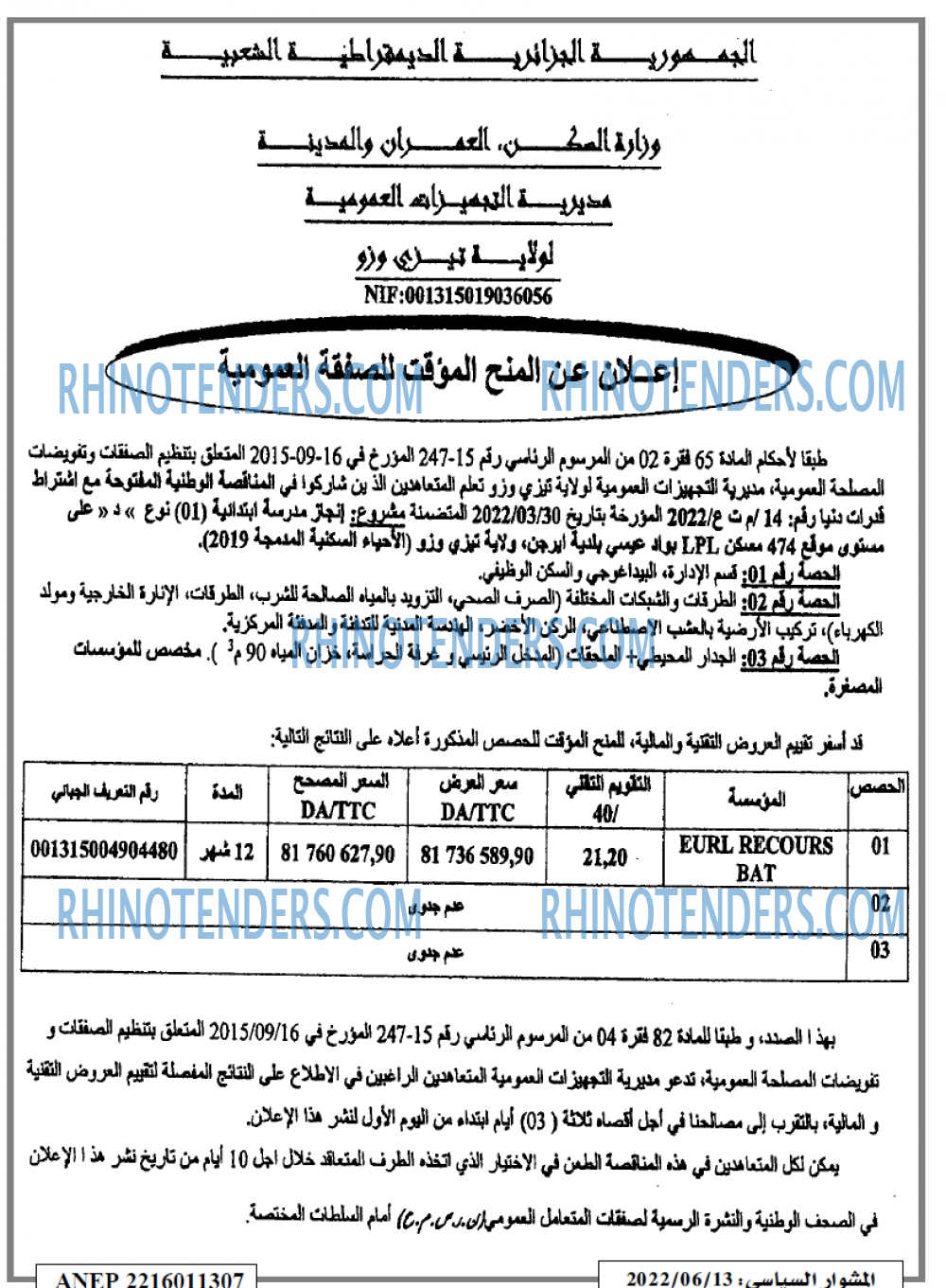 المشوار السياسي