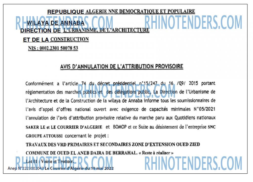 Le Courrier d'Algerie