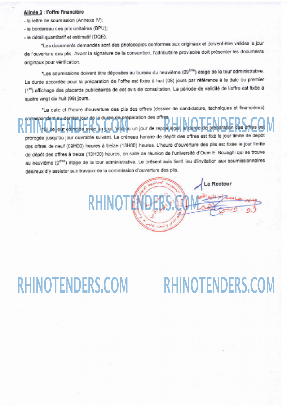 Rhinotenders
