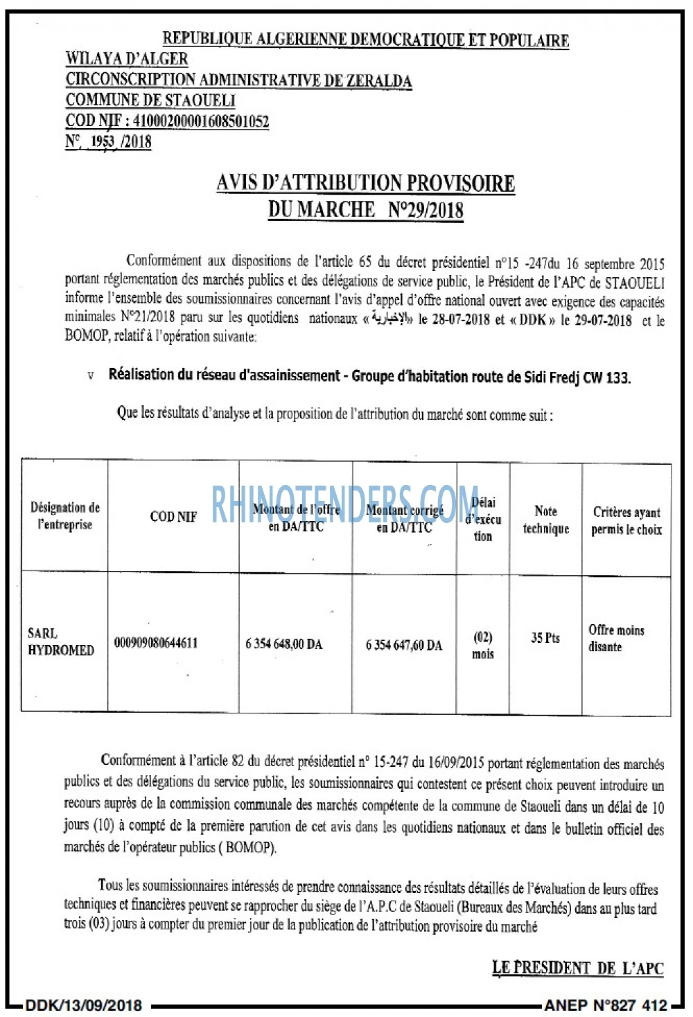 LA DEPECHE DE KABYLIE