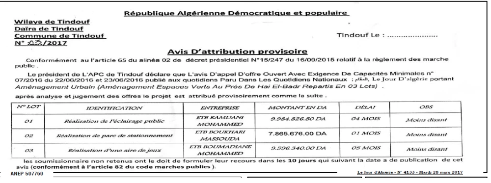 Le Jour d'Algérie