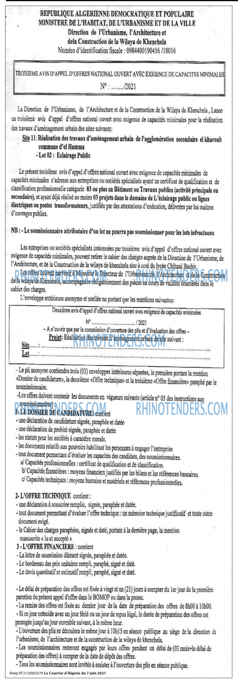 Le Courrier d'Algerie