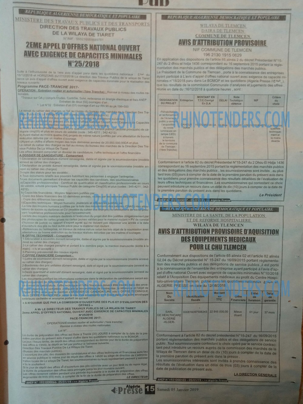 ALGERIE PRESSE
