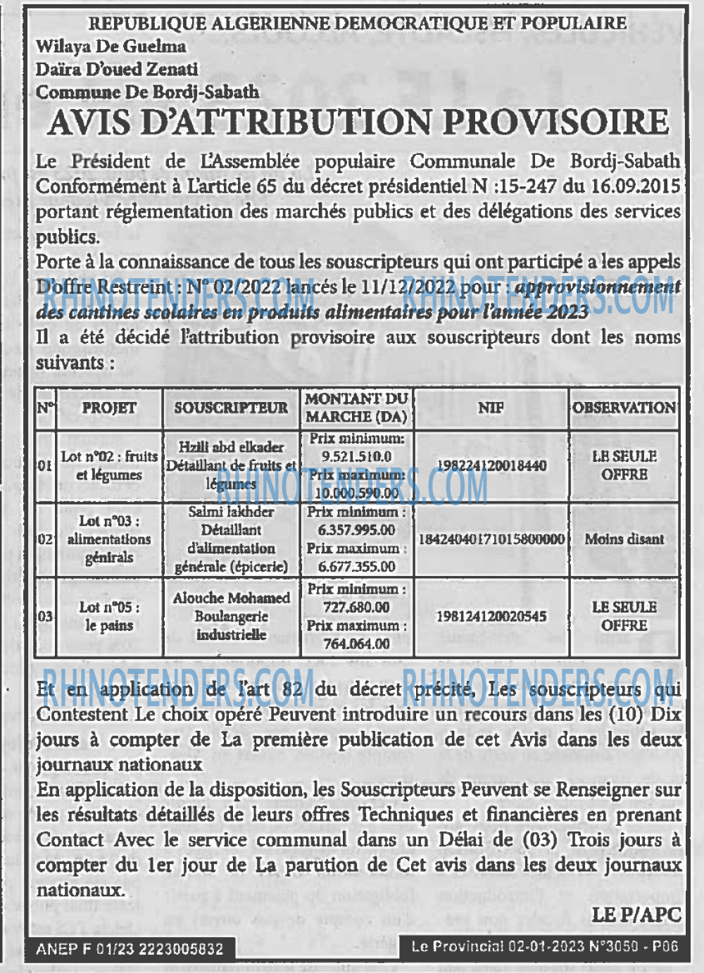 LE PROVINCIAL