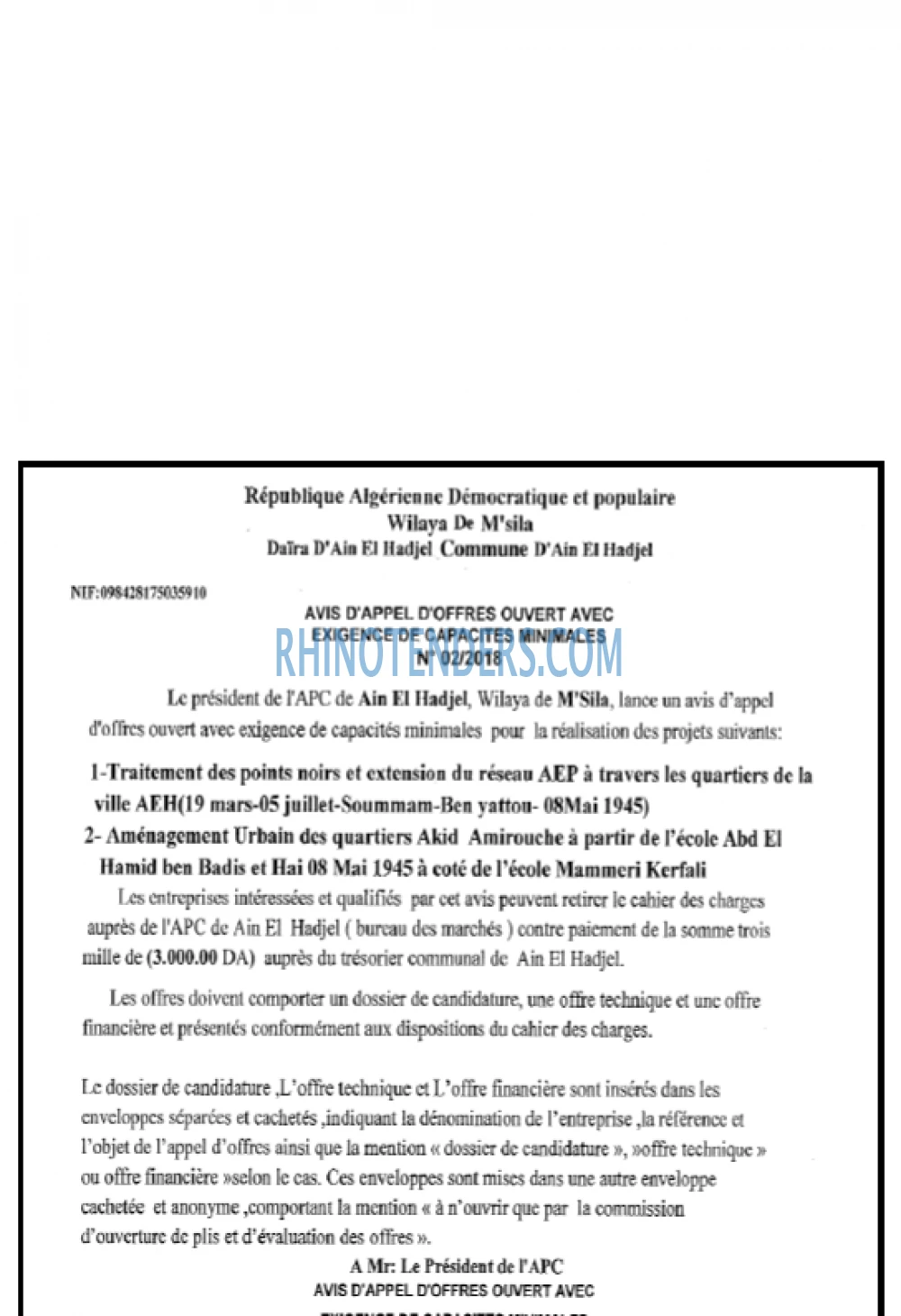 LA DEPECHE DE KABYLIE