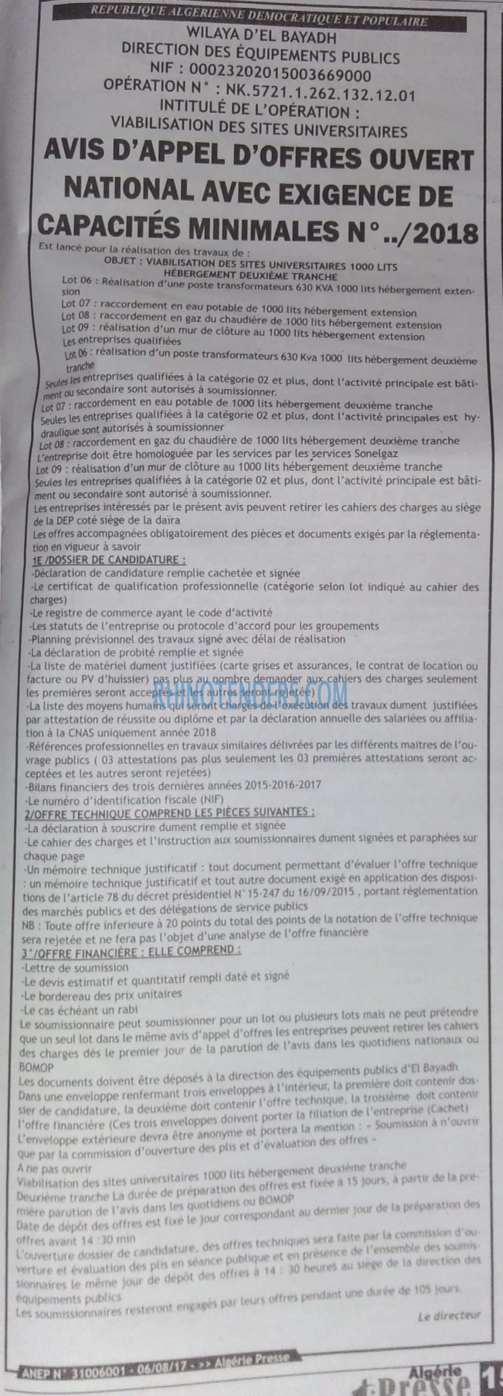 ALGERIE PRESSE