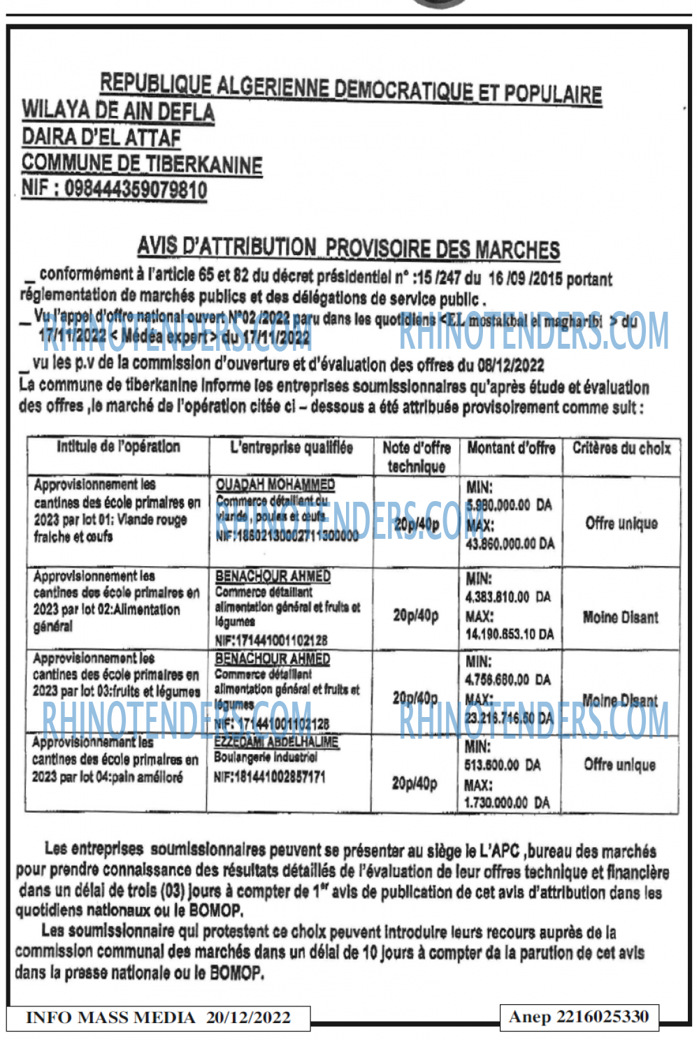 Infos Mass Media