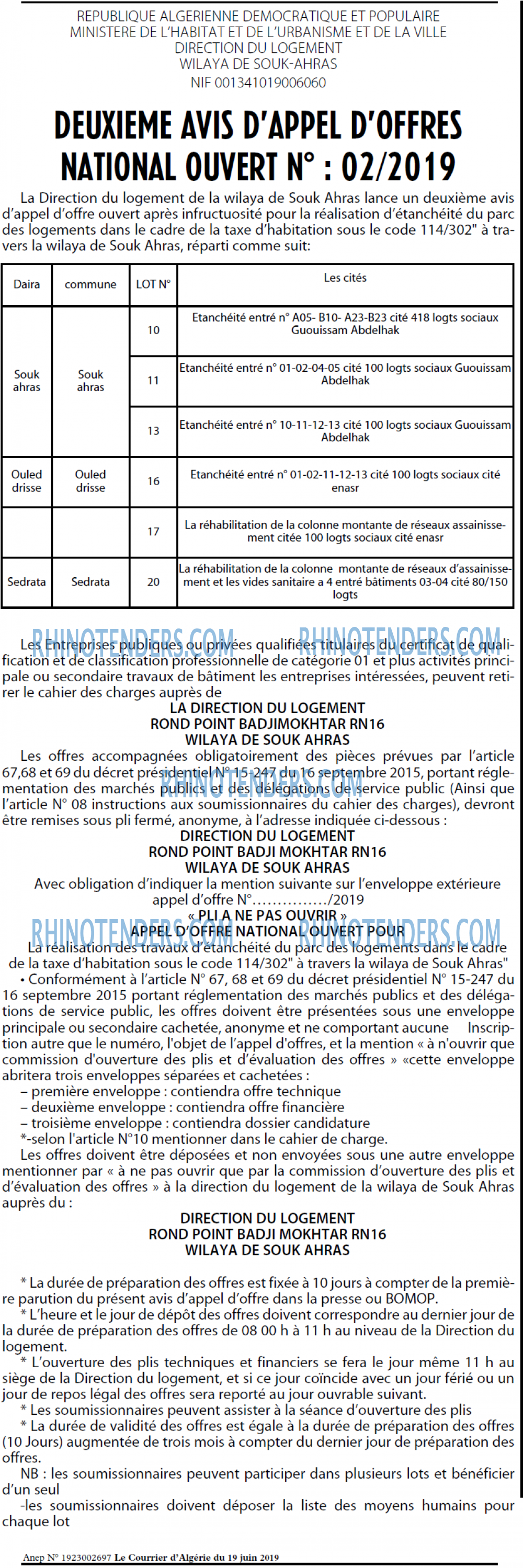 Le Courrier d'Algerie