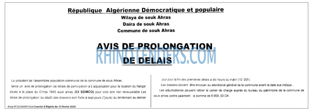 Le Courrier d'Algerie