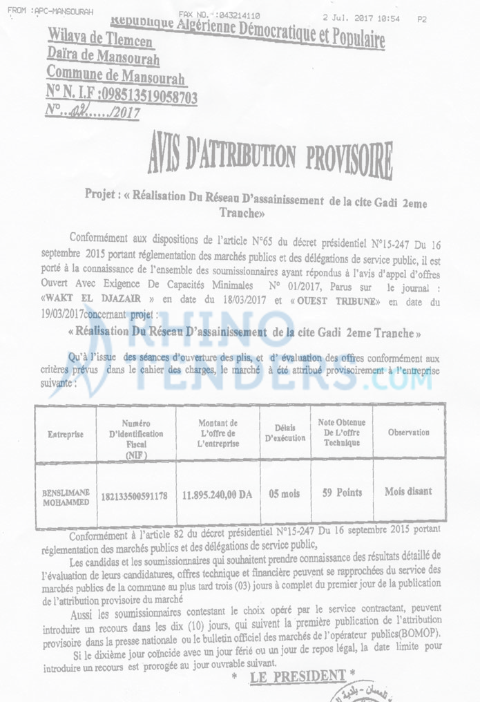 ouest TRIBUNE