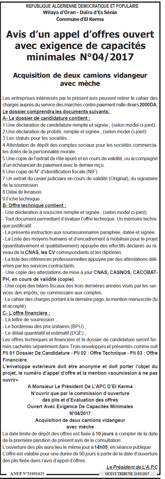 ouest TRIBUNE