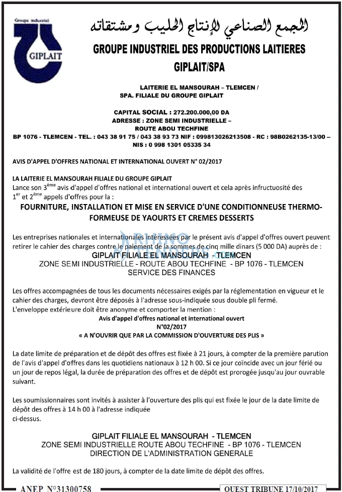 ouest TRIBUNE