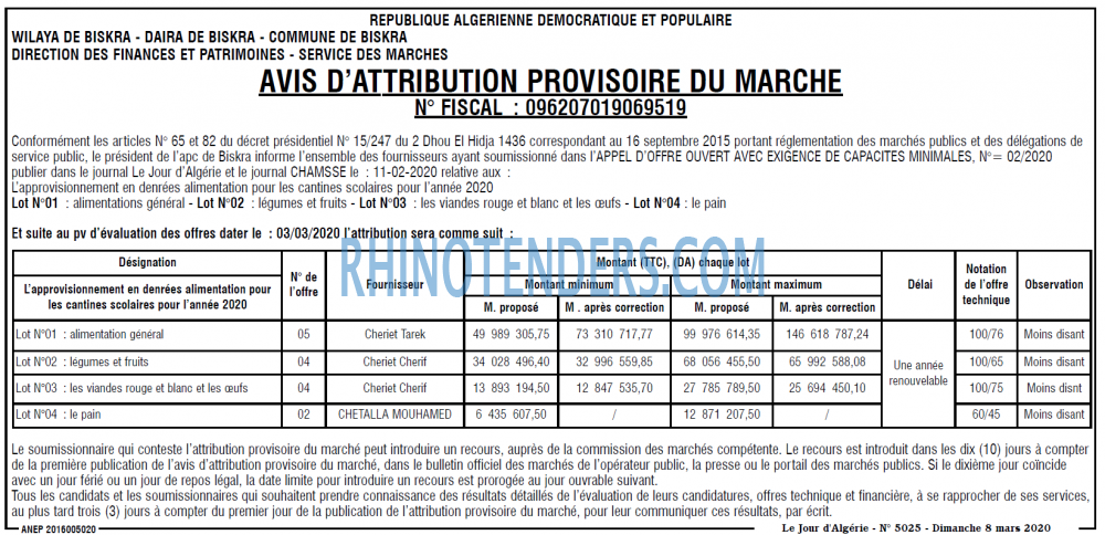 Le Jour d'Algérie