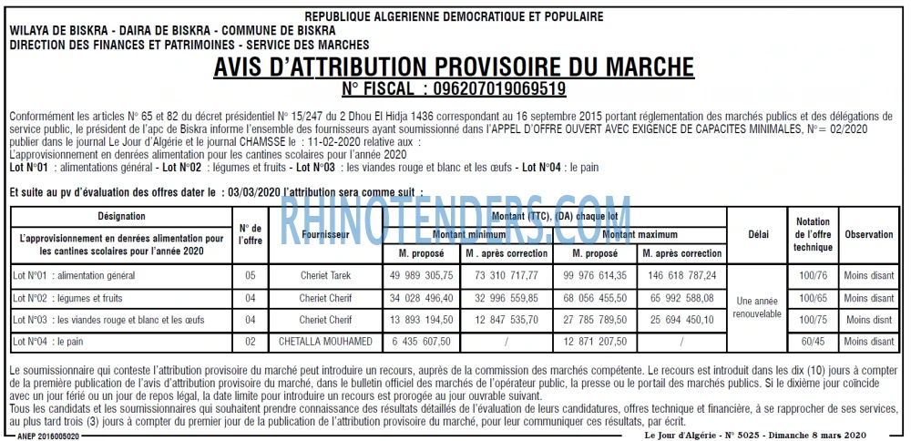 Le Jour d'Algérie