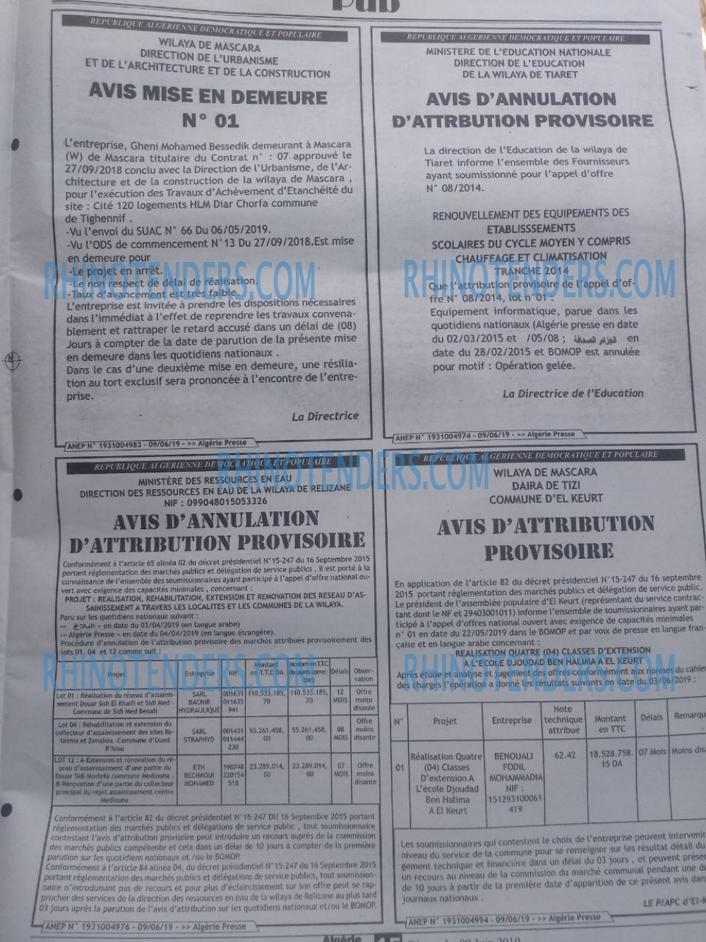 ALGERIE PRESSE