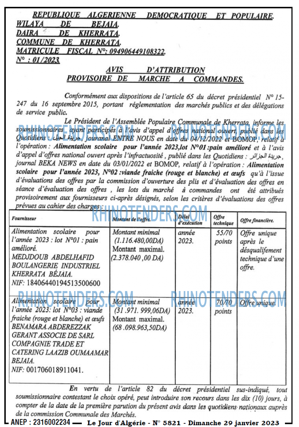 Le Jour d'Algérie
