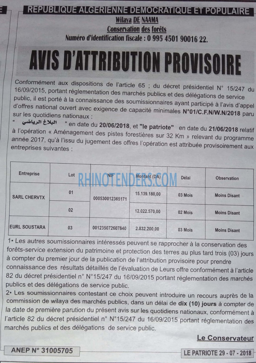 LE PATRIOTE