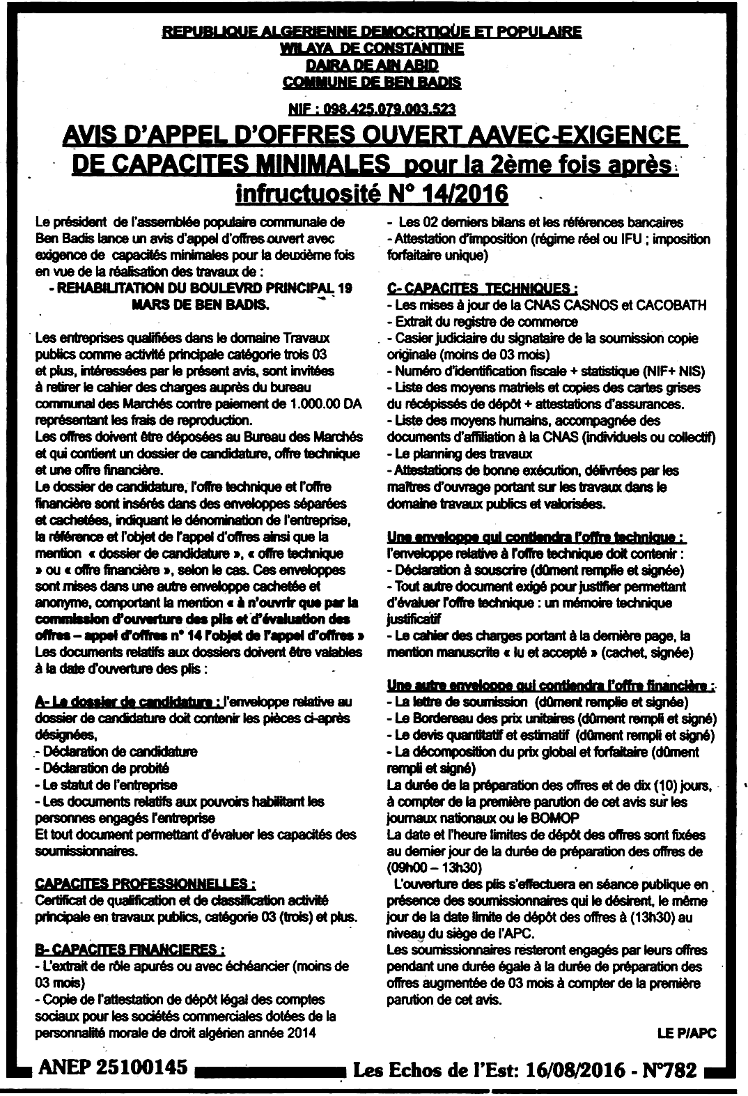 Les Echos de l'Est