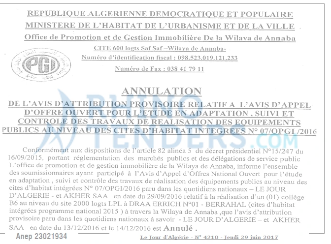 Le Jour d'Algérie