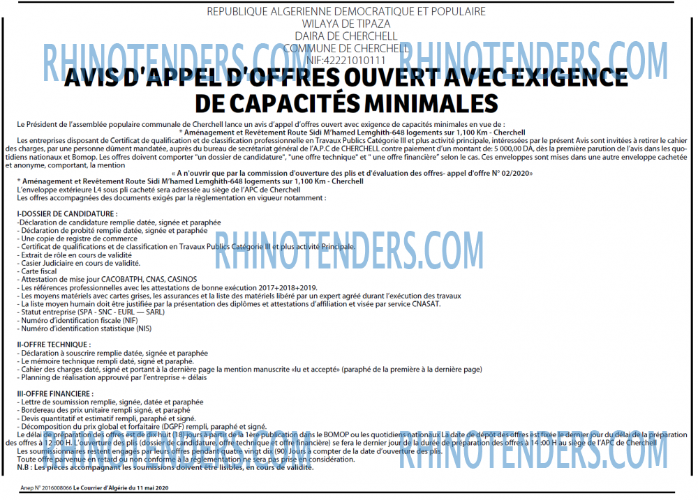 Le Courrier d'Algerie