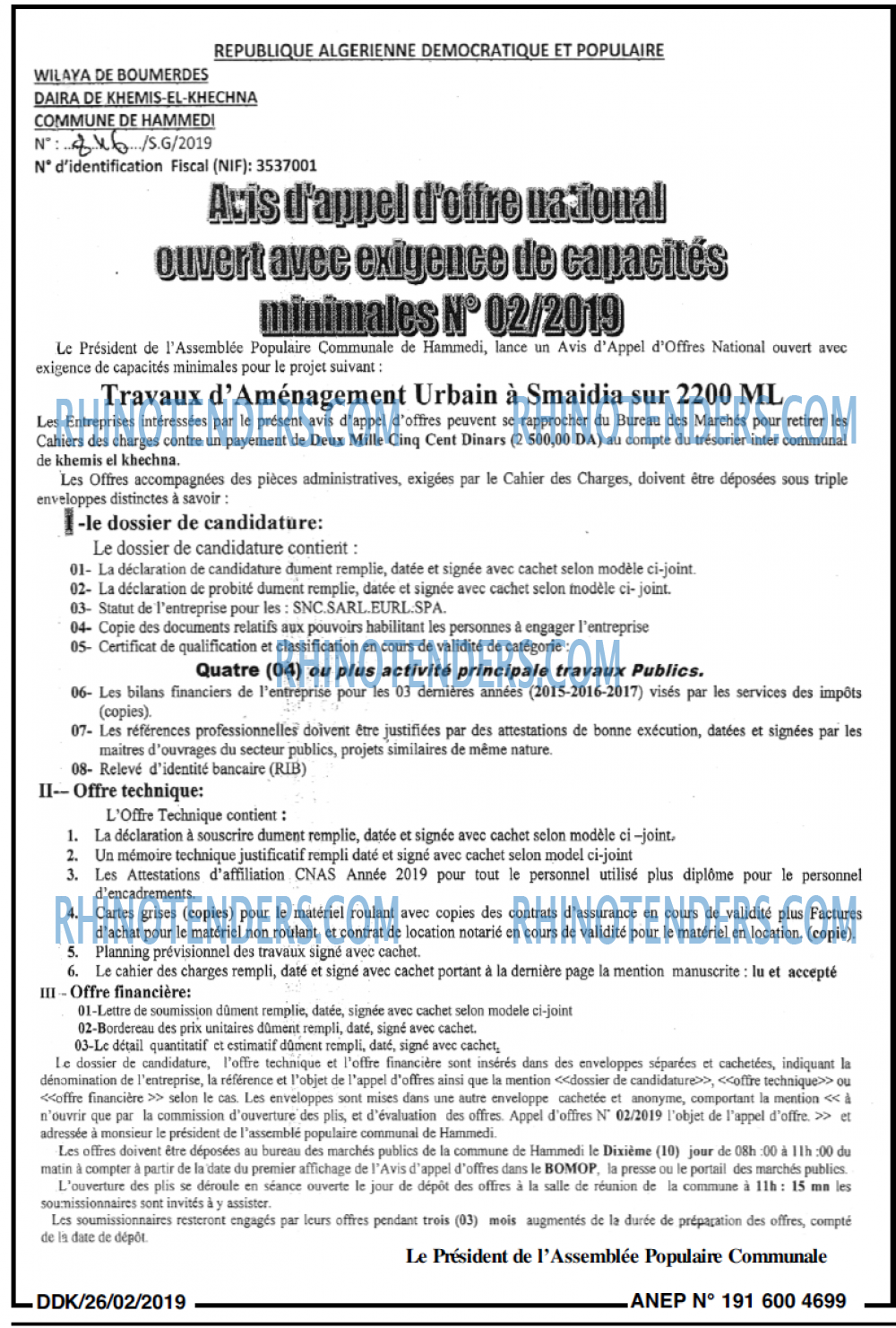 LA DEPECHE DE KABYLIE