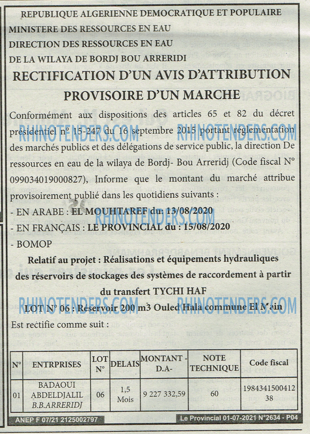 LE PROVINCIAL