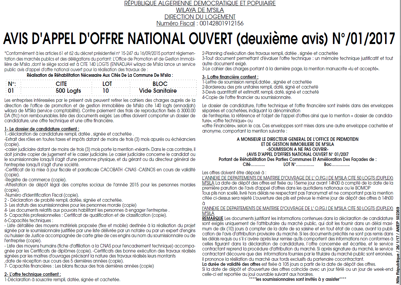 NOUVELLE REPUBLIQUE