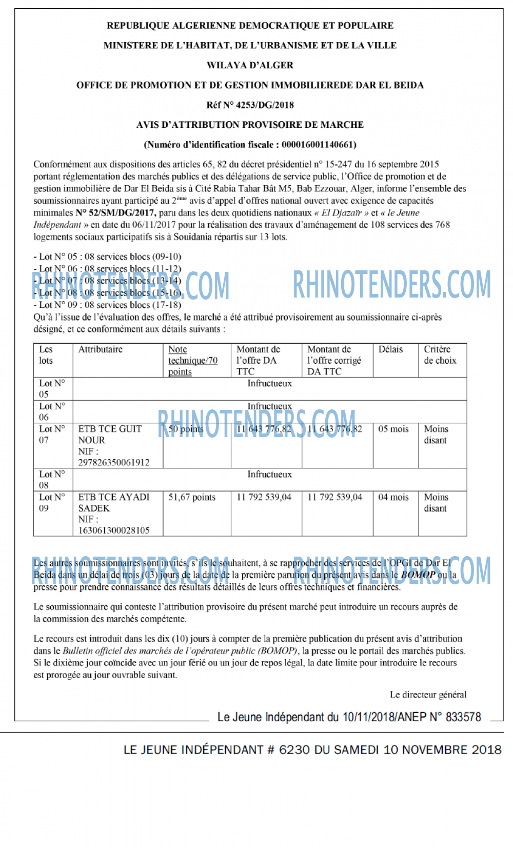 Jeune Independant