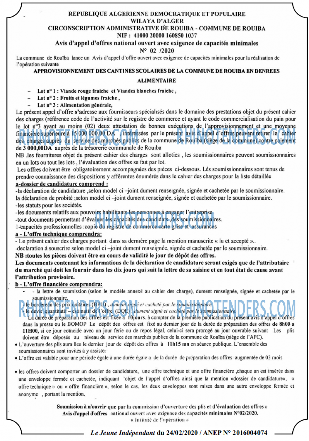 Jeune Independant