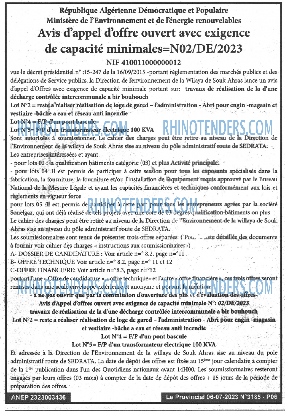 LE PROVINCIAL