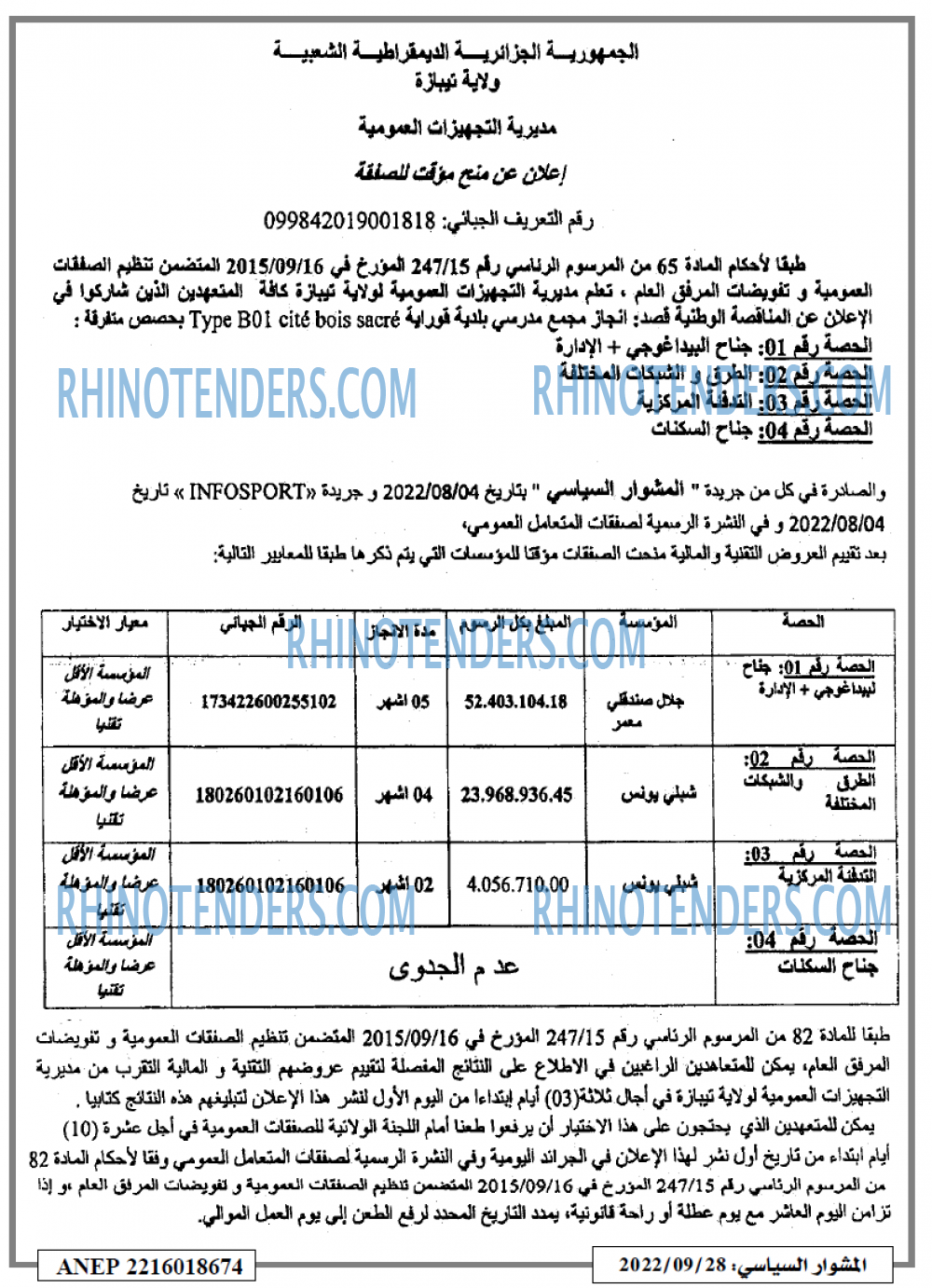 المشوار السياسي