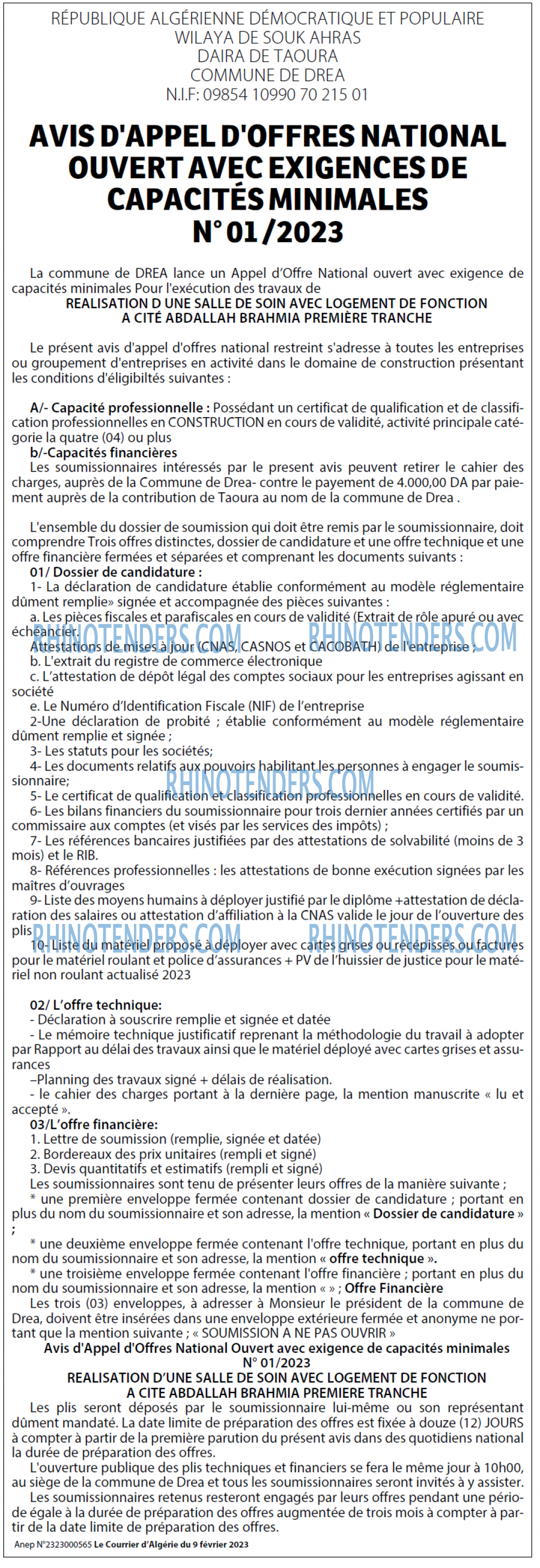 Le Courrier d'Algerie