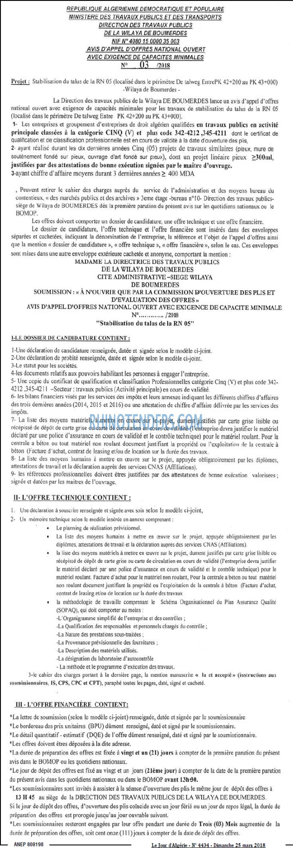 Le Jour d'Algérie