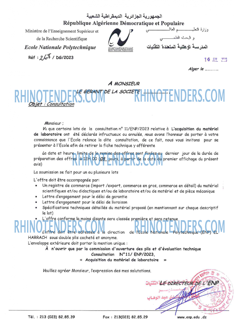Rhinotenders