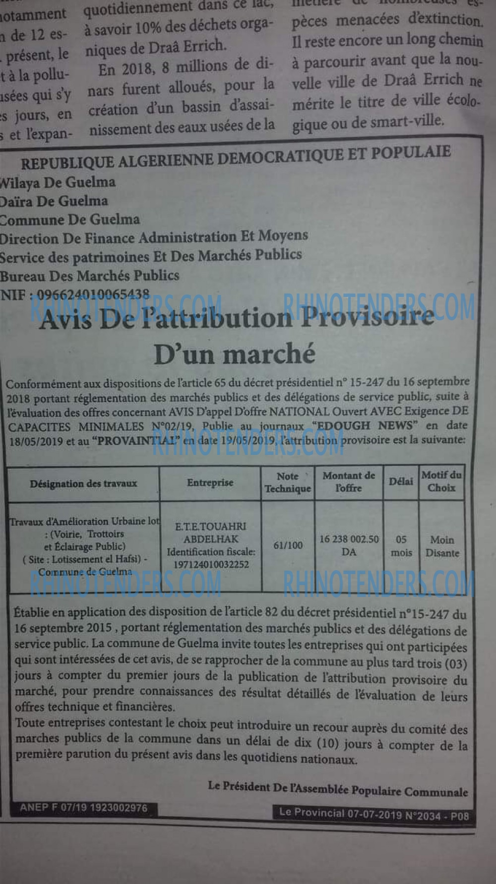 LE PROVINCIAL